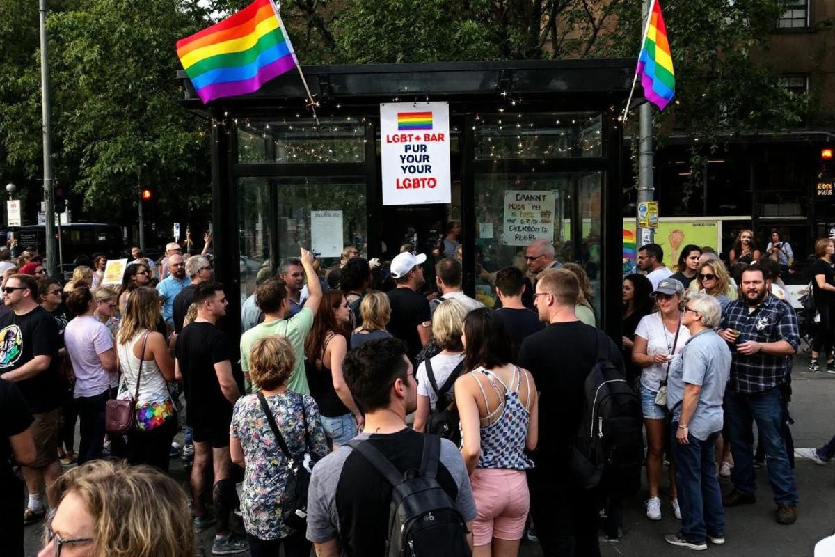 Salisbury's 'bus stop bar' sparks outrage among local LGBTQ+ community