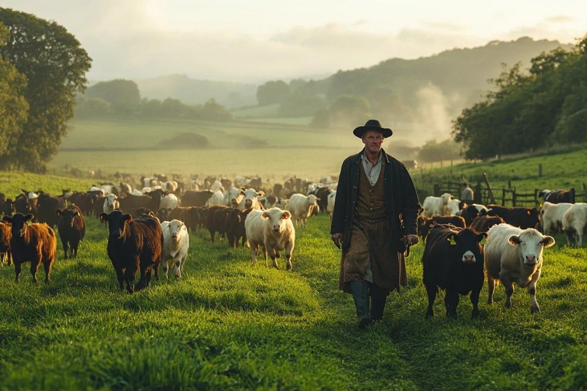 Behind the scenes : BBC documents a day in the life of English farmers