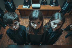 Three children charged with murder in court following man's death