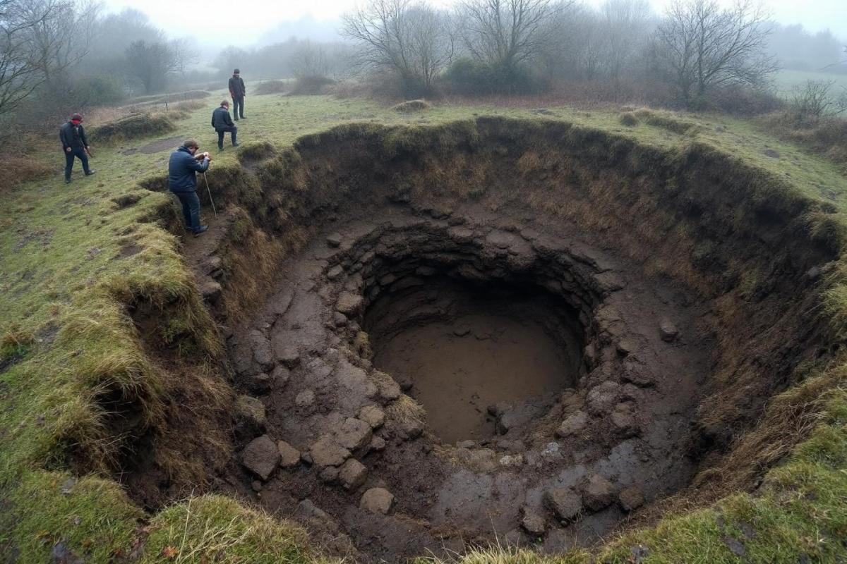 Archaeologists uncover vast Neolithic pit circle surrounding Durrington Walls near Stonehenge